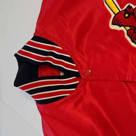 Vintage St Louis Cardinals Satin Bomber Jacket - Picture 3 of 16